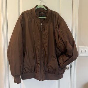 Steve & Barry's Brown Outerwear Bomber Jacket